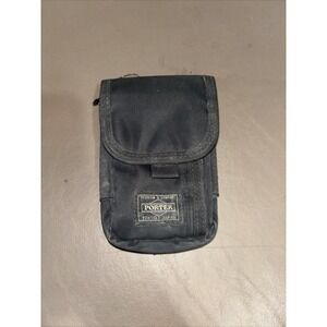 Yoshida Bag PORTER DRIVE POUCH Black 635-06828 Made‎ in JAPAN Nylon + PVC NEW